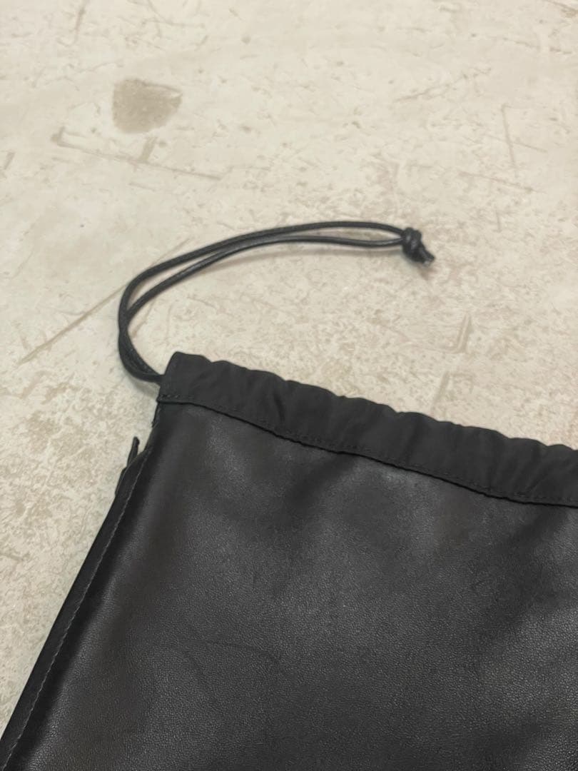 DECI 巾着　レザーリバーシブル　ovy