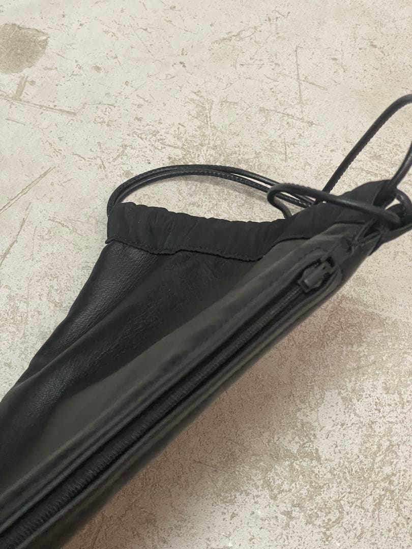 DECI 巾着　レザーリバーシブル　ovy