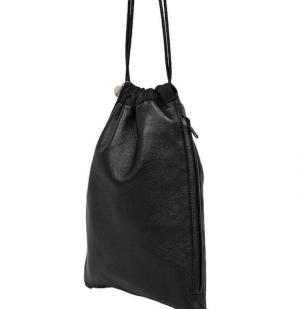 DECI 巾着　レザーリバーシブル　ovy