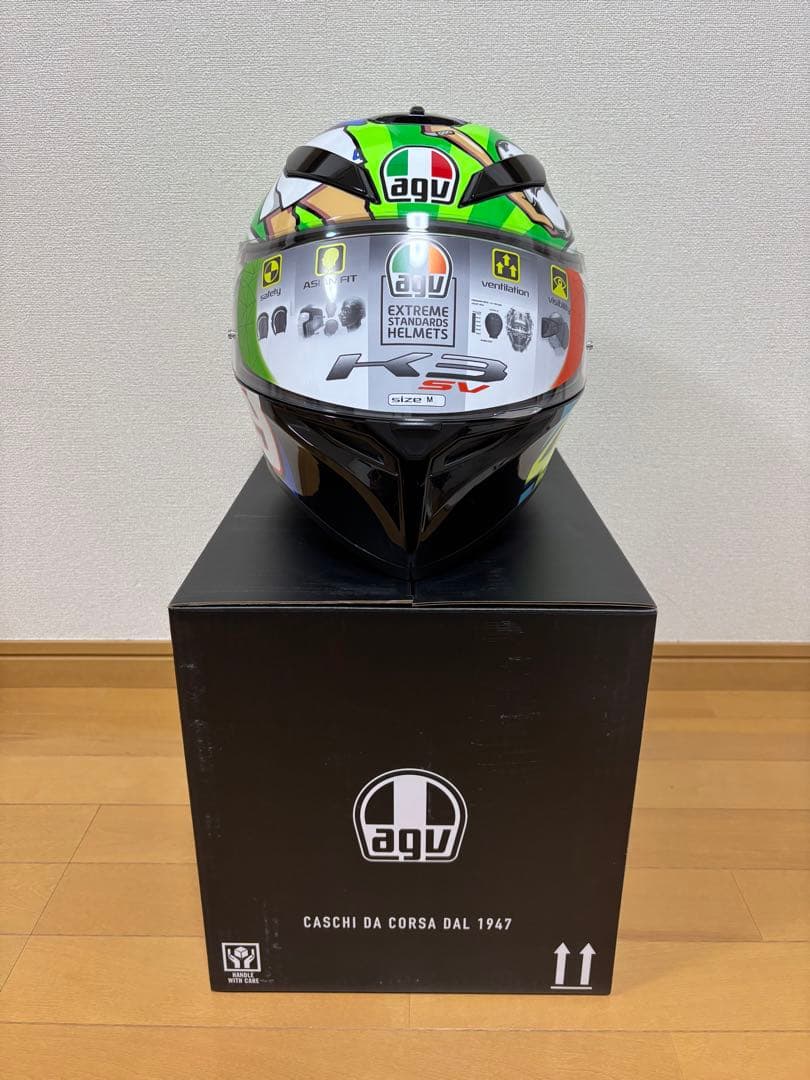【正規品】AGV フルフェイスヘルメット Mサイズ 2017年モデル