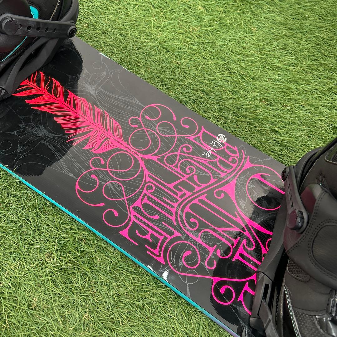 C124.5 K2 149cm レディース　スノーボードセット