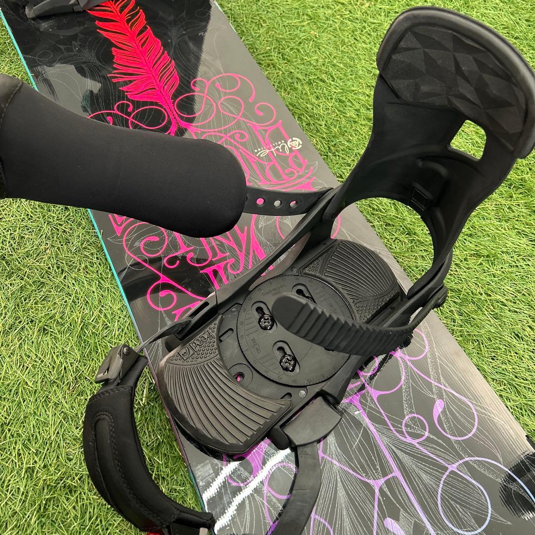 C124.5 K2 149cm レディース　スノーボードセット