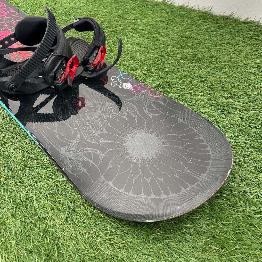 C124.5 K2 149cm レディース　スノーボードセット