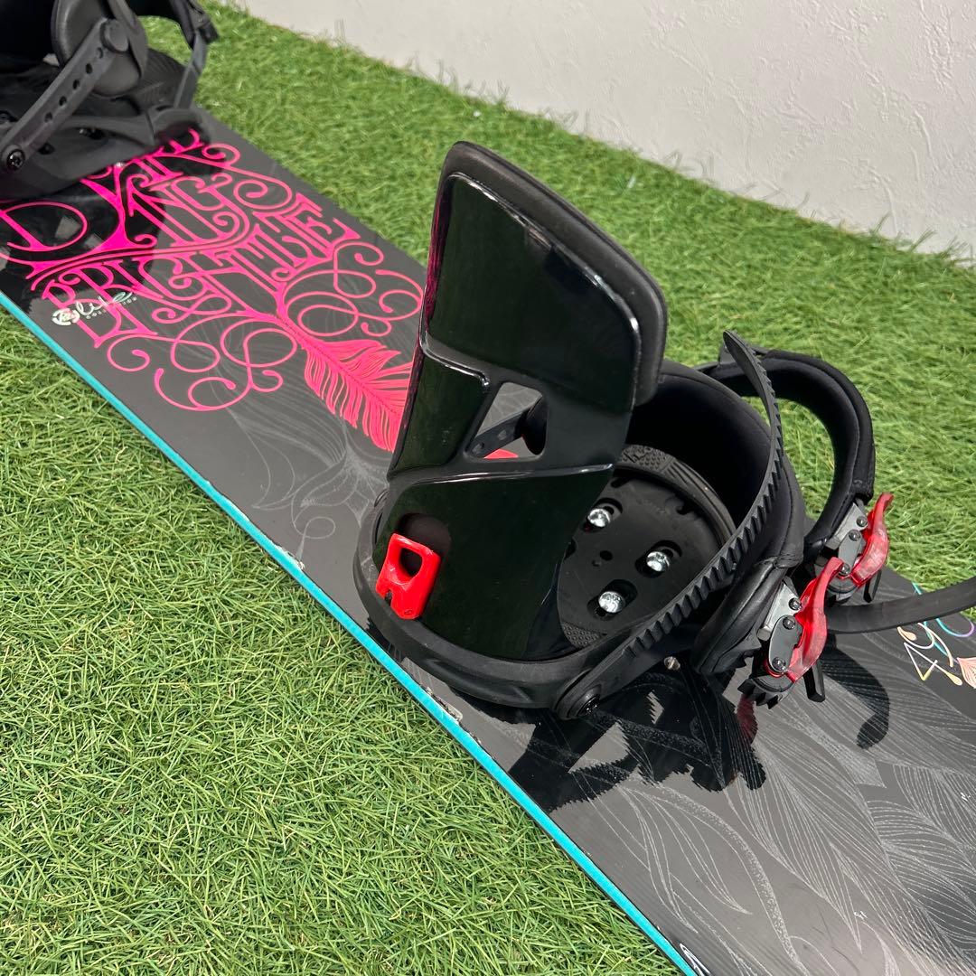 C124.5 K2 149cm レディース　スノーボードセット