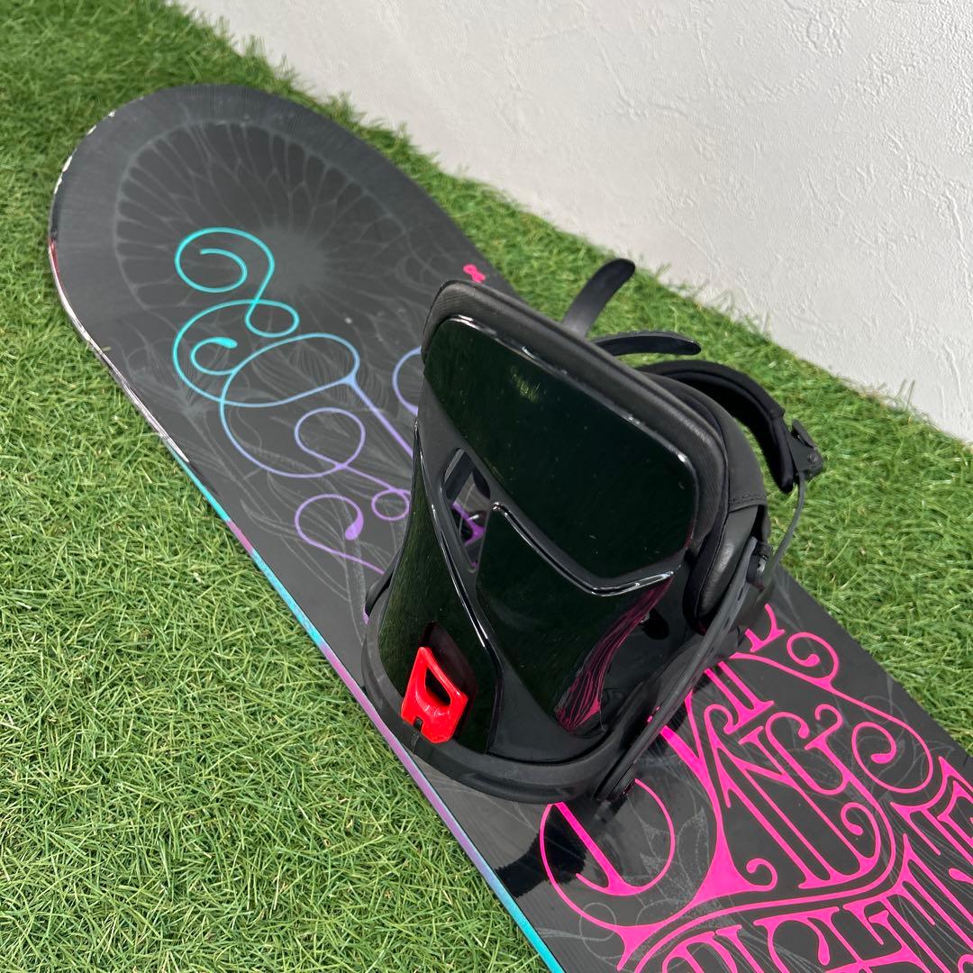 C124.5 K2 149cm レディース　スノーボードセット