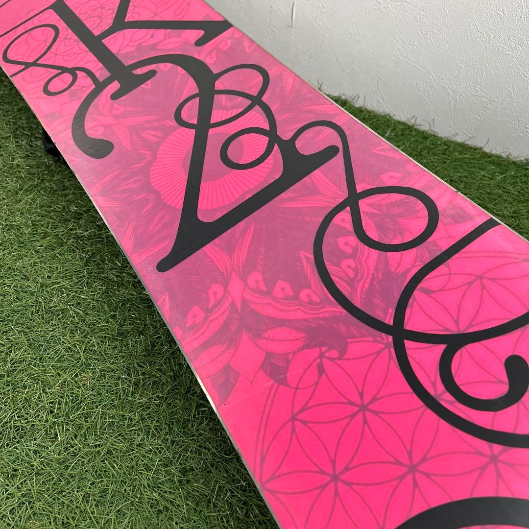 C124.5 K2 149cm レディース　スノーボードセット