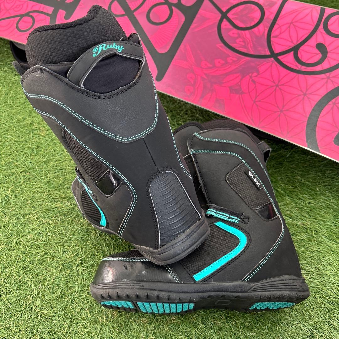 C124.5 K2 149cm レディース　スノーボードセット