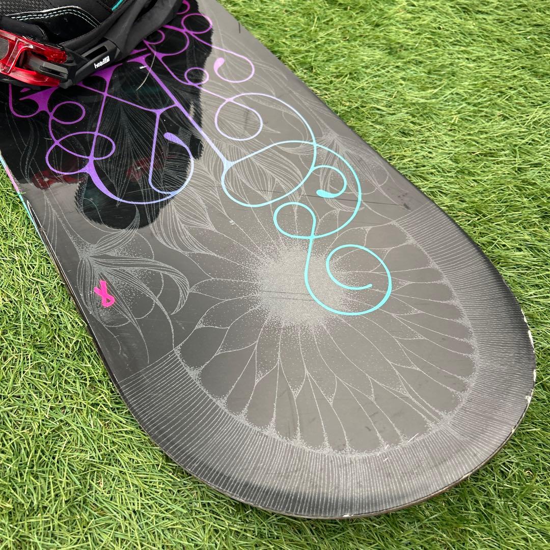 C124.5 K2 149cm レディース　スノーボードセット