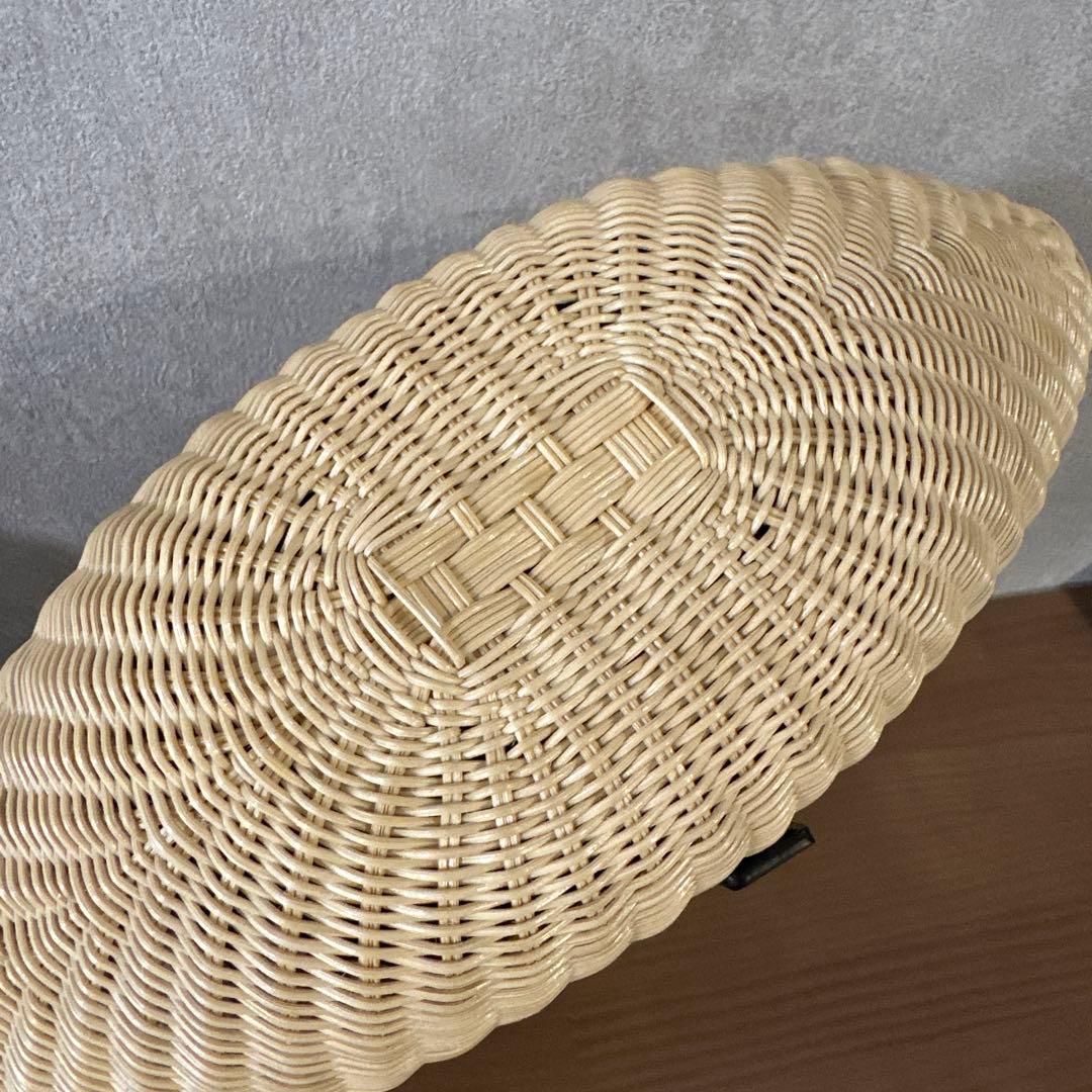 極美品 DES PRES デプレ ラタンハンドバッグ 定価30800円