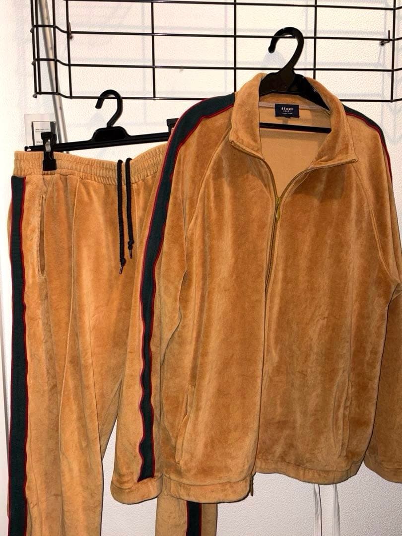 BEAMS HEARTベロアセットアップ