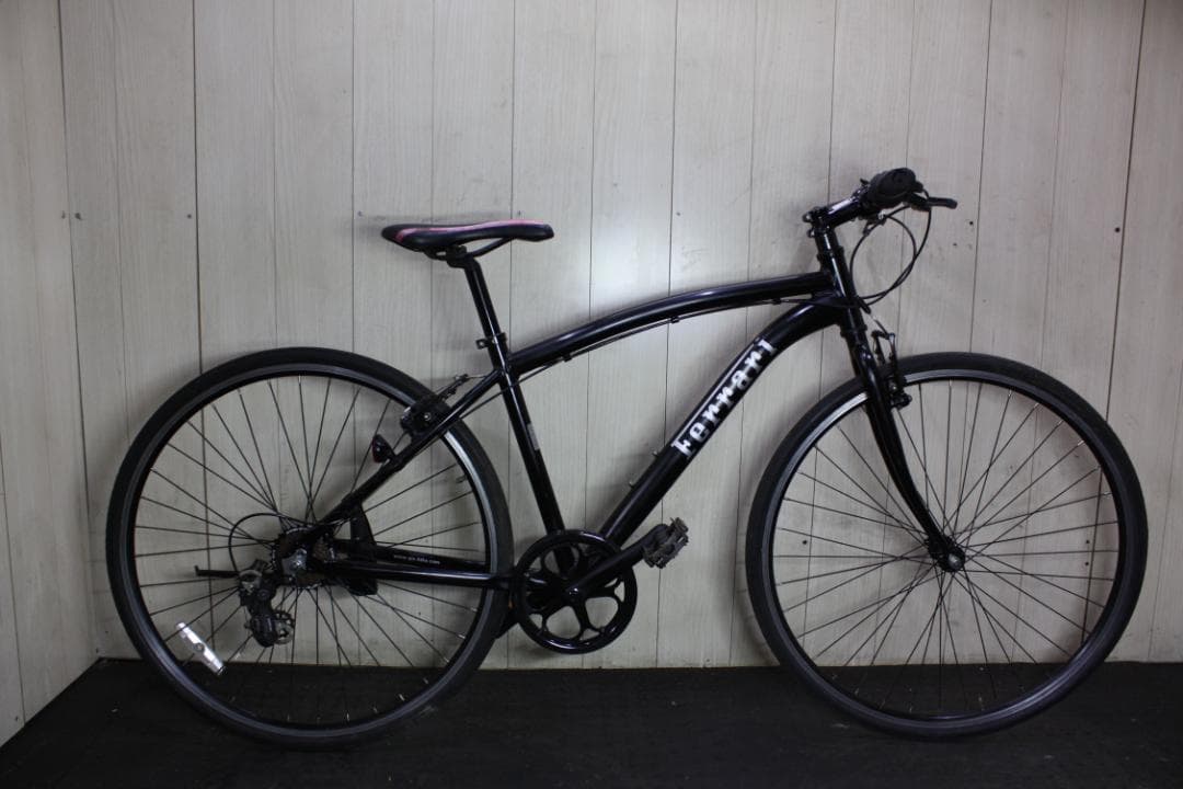 FERRARIフェラーリ 700C アルミ シマノ7速430mm クロスバイク