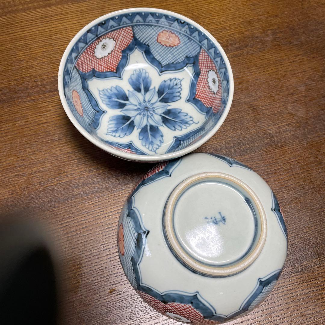 走波窯　陶器製 花がら　鉢　２個セット