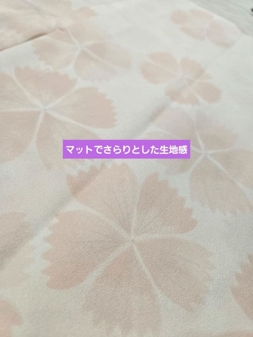 【期間限定価格】シルック長襦袢　袖無双　レース半衿付き　東レ　薄桜色ライトピンク