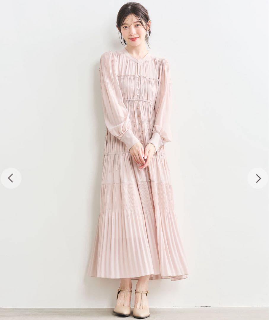 まやさん専用 COCO DEAL ギャザードロストティアードワンピース