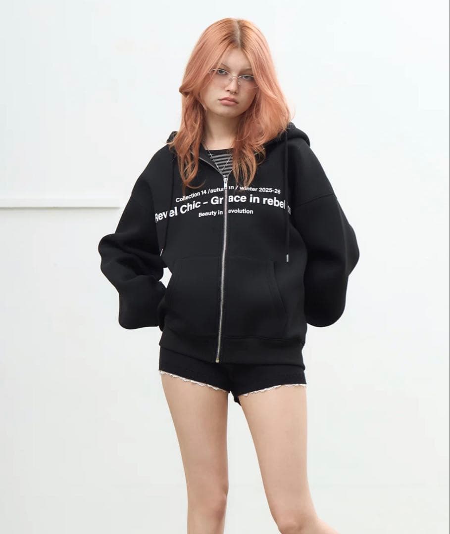 エンジェルハートロゴジップフーディ