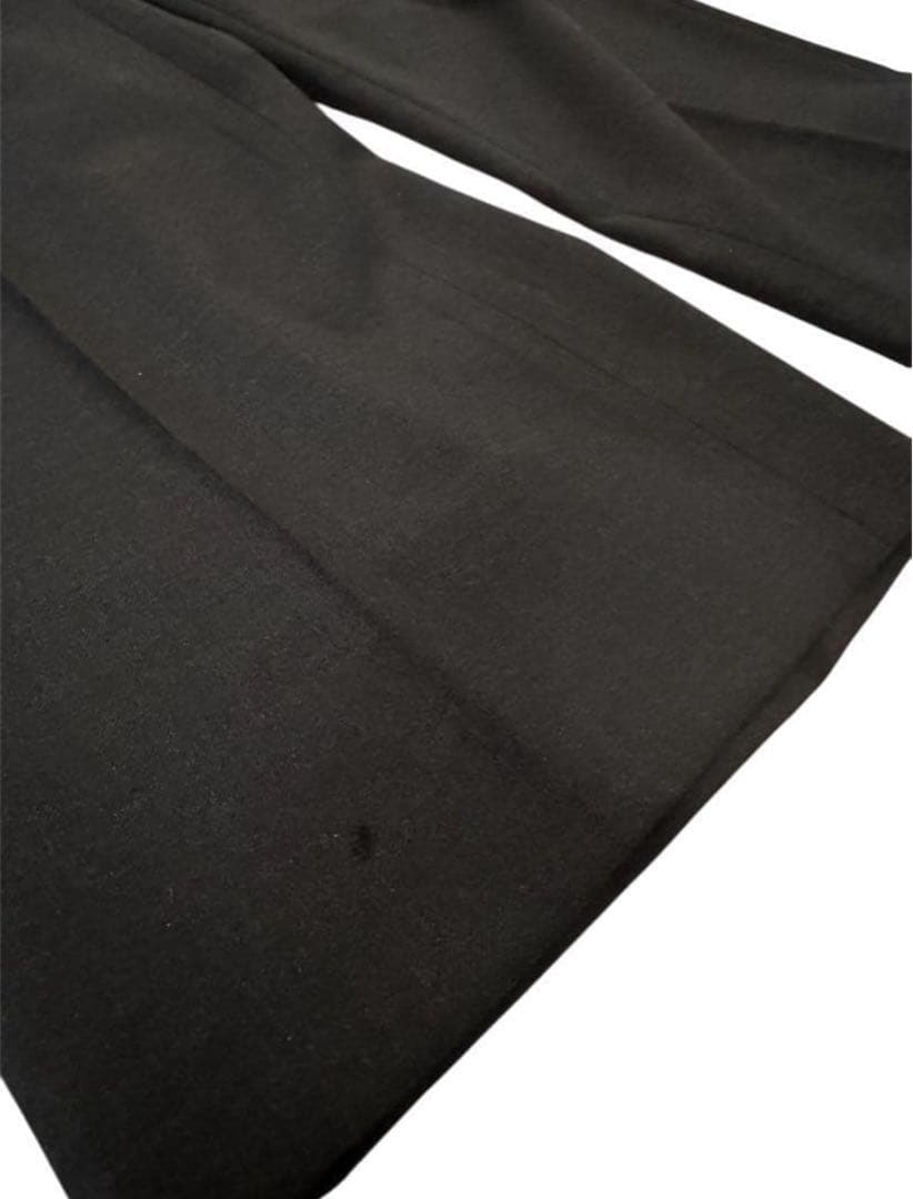 HERMES エルメス ウールスラックス チャコールブラウン ビンテージ 古着