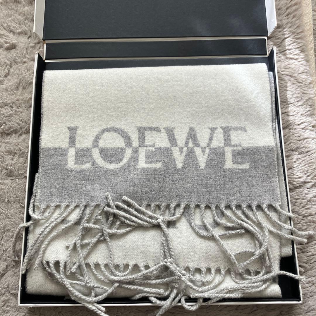 LOEWE ウール＆カシミアマフラー