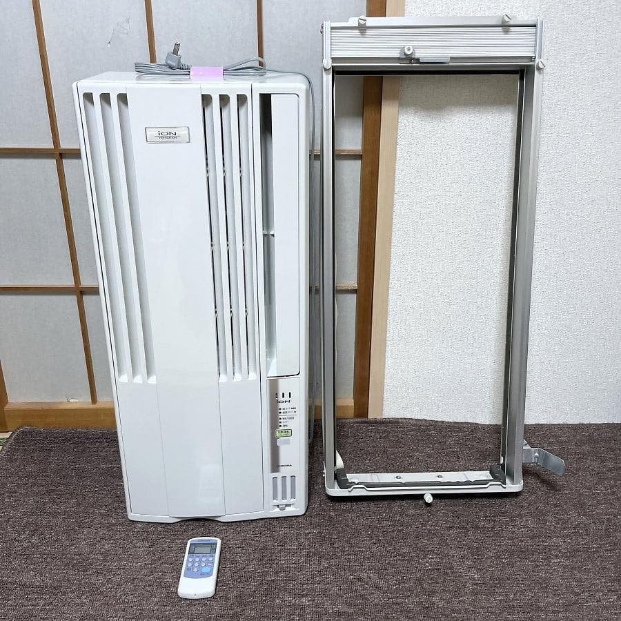 2021年製■コロナ 窓用エアコン 冷房専用 CW-FA1621 窓枠/リモコン