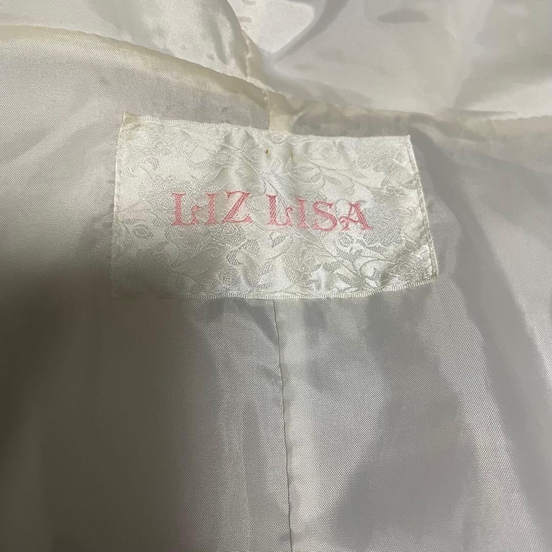 リズリサ フード付きポンチョ 花柄 リボン フェアリーグランジ