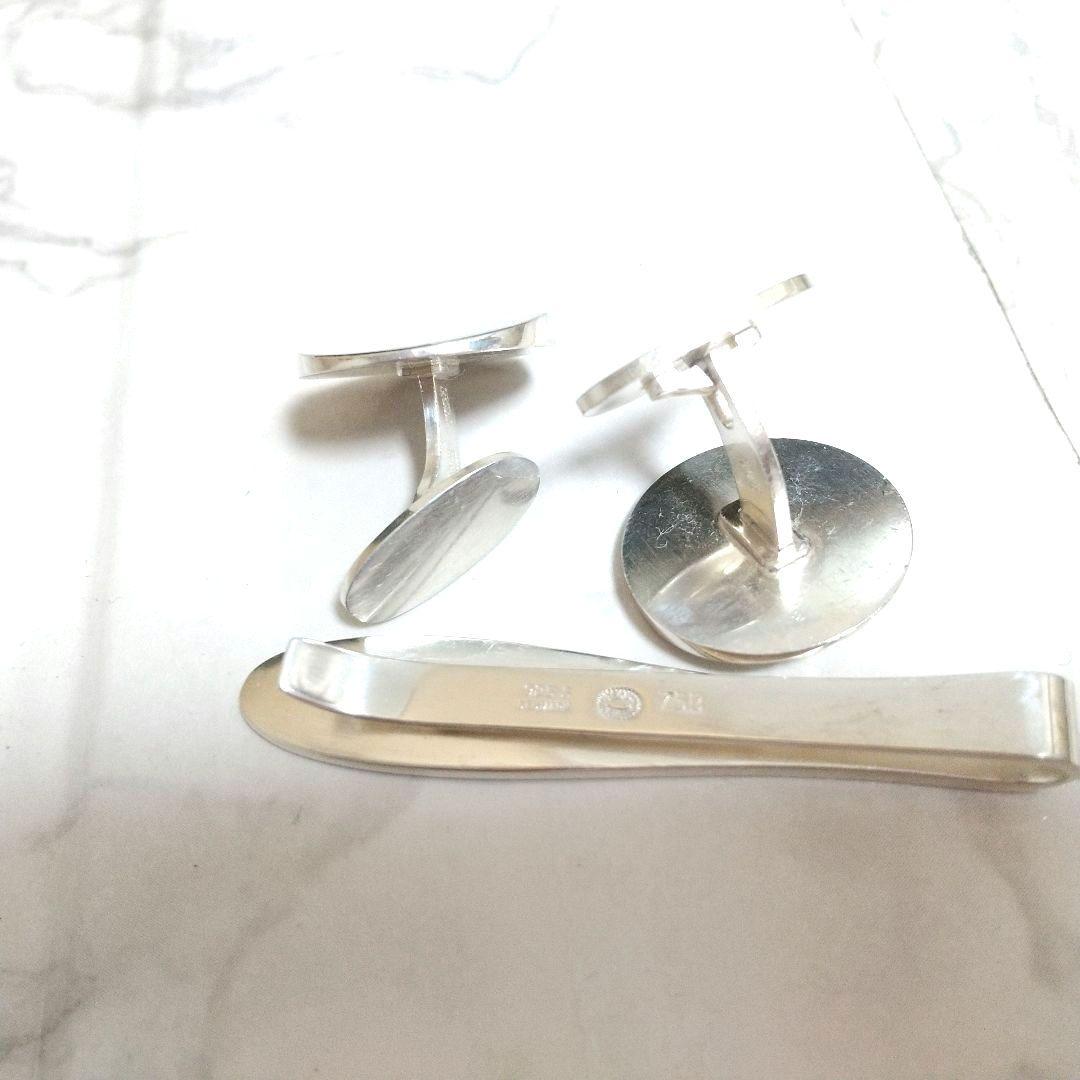 ジョージジェンセン シルバー925 ネクタイピン　カフス　バーバリー