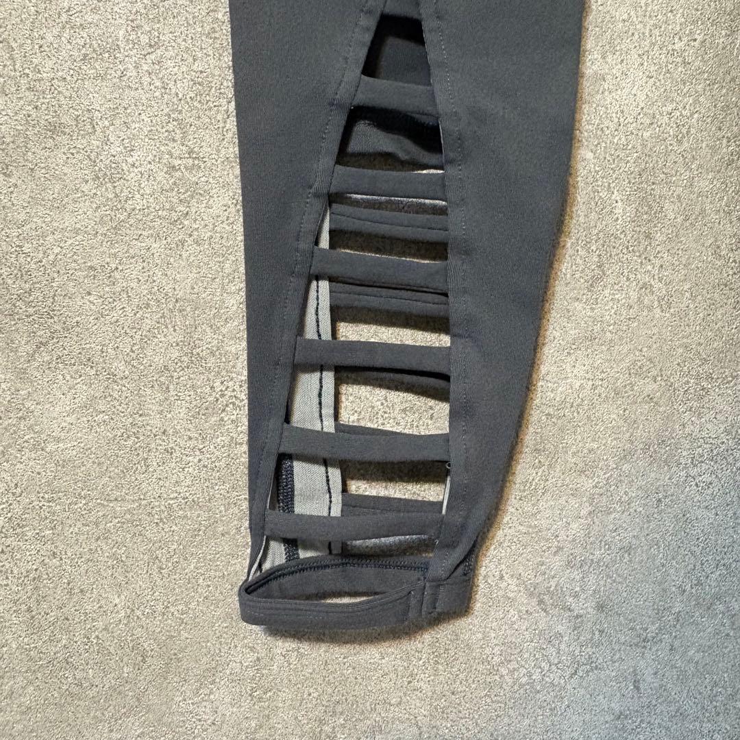 M相当【美品】AUMNIEアムニー レギンス グレー 8部丈 カッティング