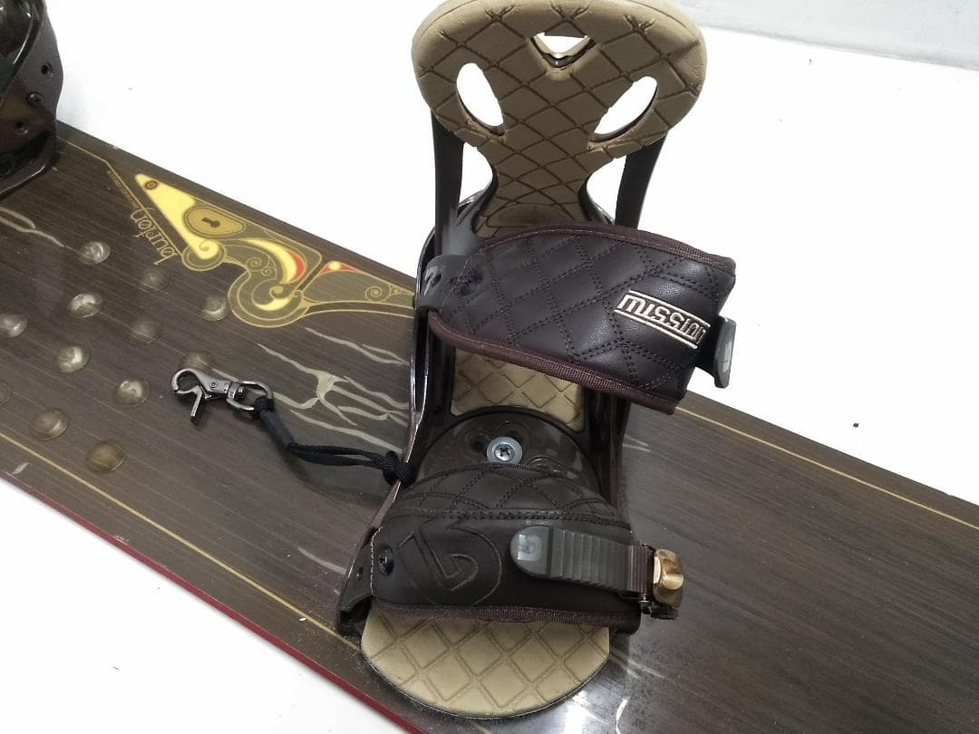 BURTON AVENUE 143cm スノーボード 2点セット ビンS-M △