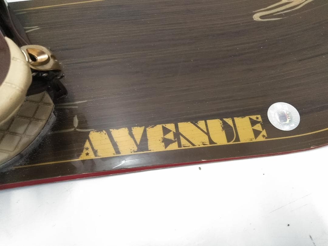 BURTON AVENUE 143cm スノーボード 2点セット ビンS-M △