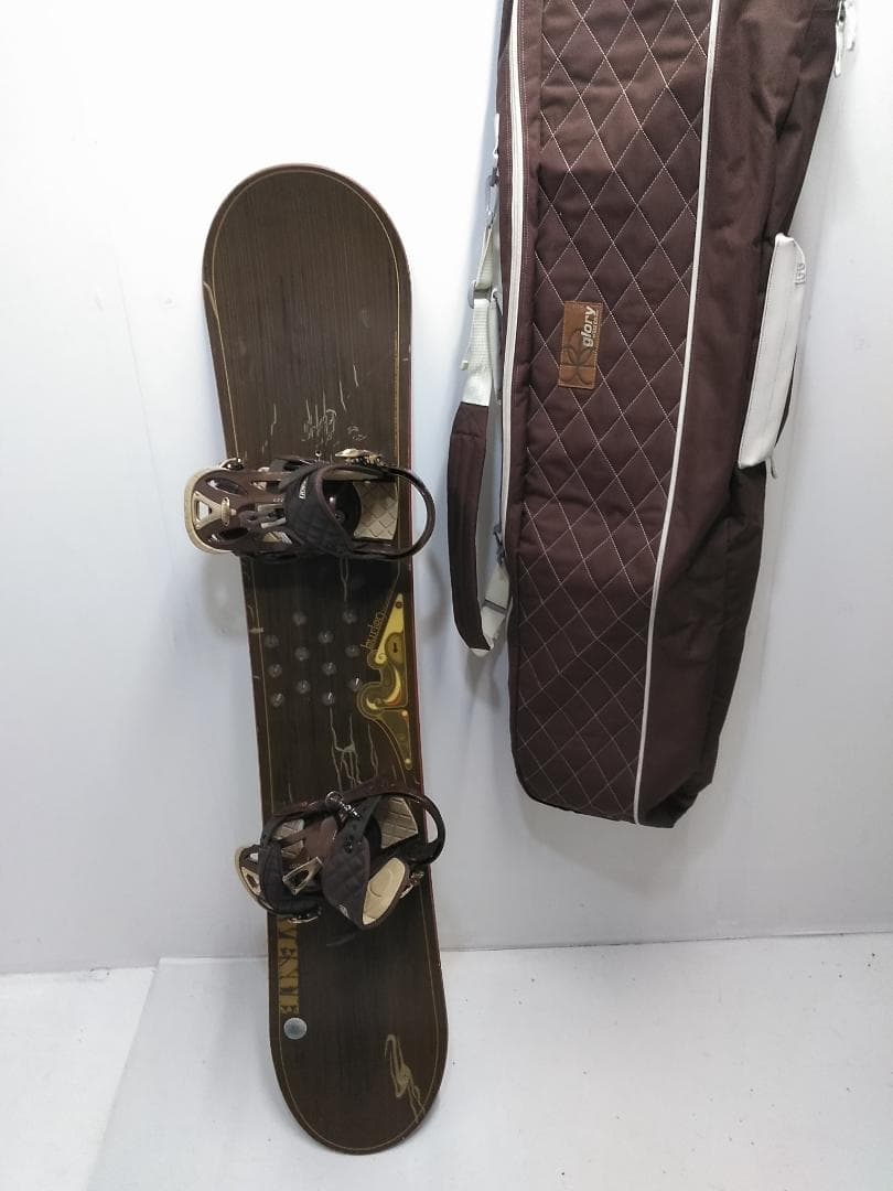 BURTON AVENUE 143cm スノーボード 2点セット ビンS-M △