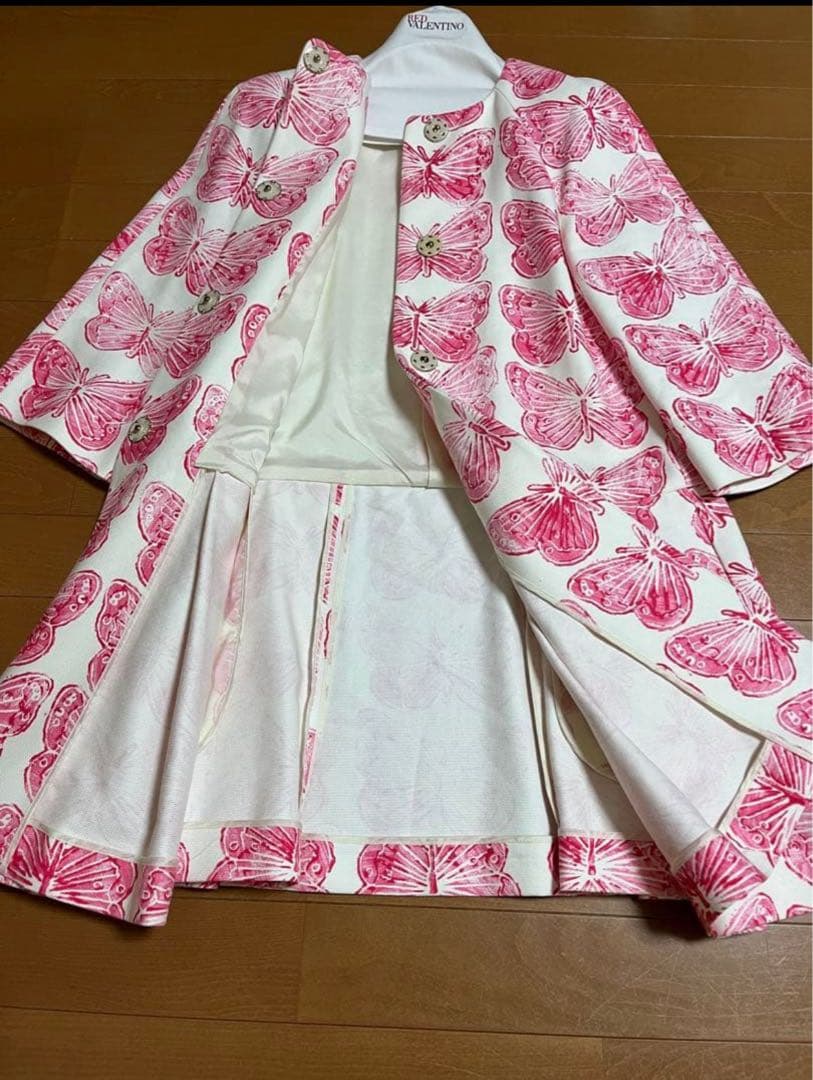 RED VALENTINOレッドヴァレンティノ蝶柄コート