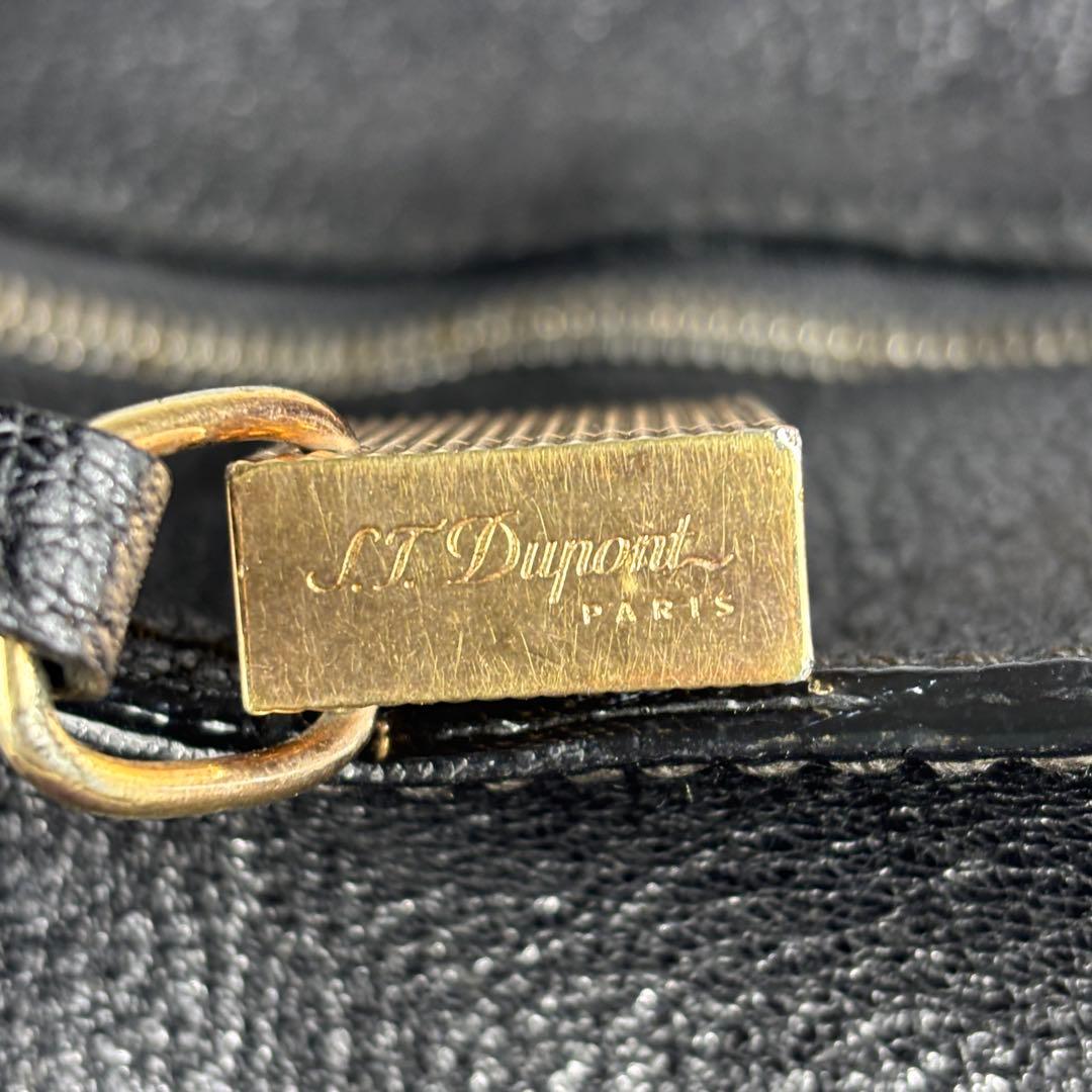 S.T.Dupont エステーデュポン　レザー ボストンバック ライターチャーム