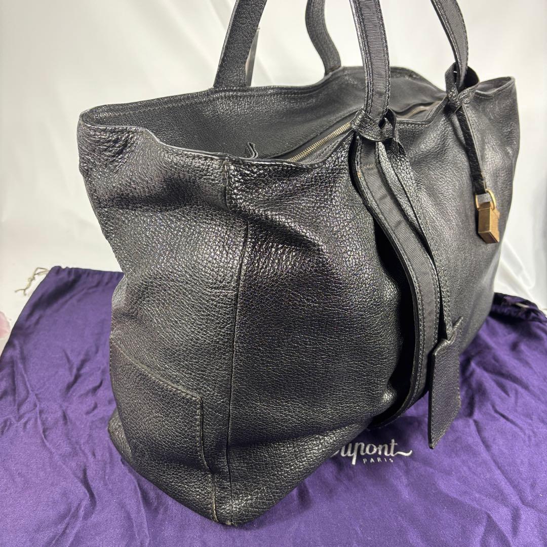 S.T.Dupont エステーデュポン　レザー ボストンバック ライターチャーム