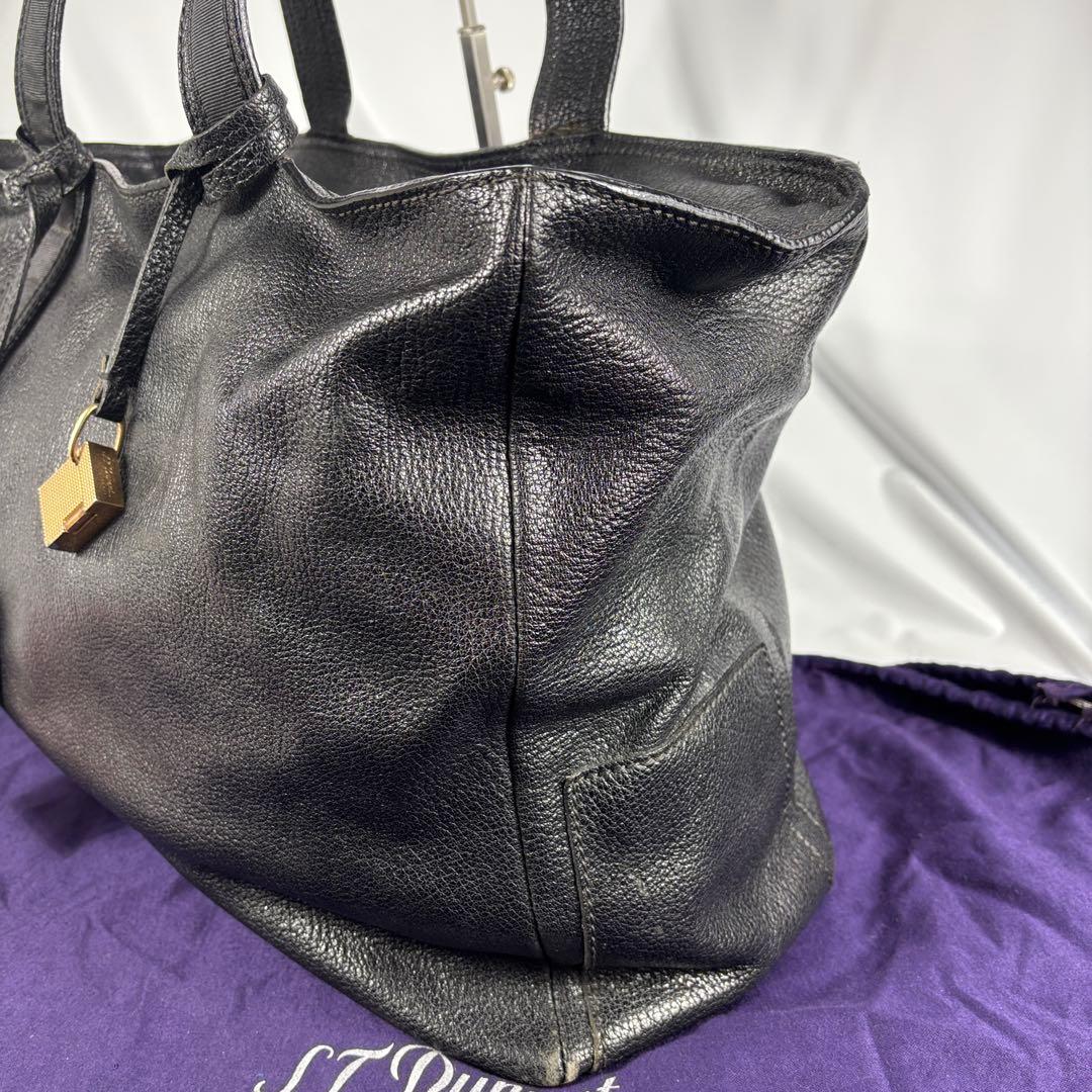 S.T.Dupont エステーデュポン　レザー ボストンバック ライターチャーム