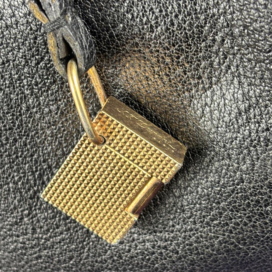 S.T.Dupont エステーデュポン　レザー ボストンバック ライターチャーム