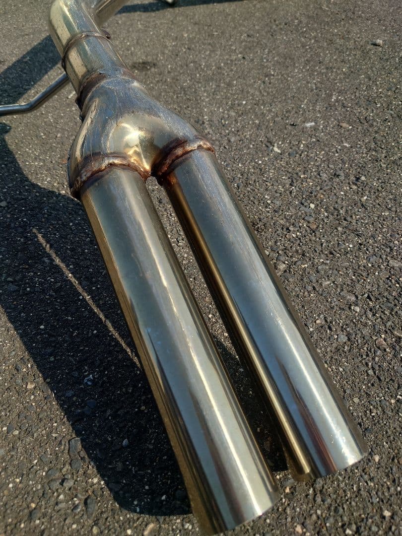 【トッシー様】80ノア VOXY スリーキャッツ 清正管 デュアルマフラー