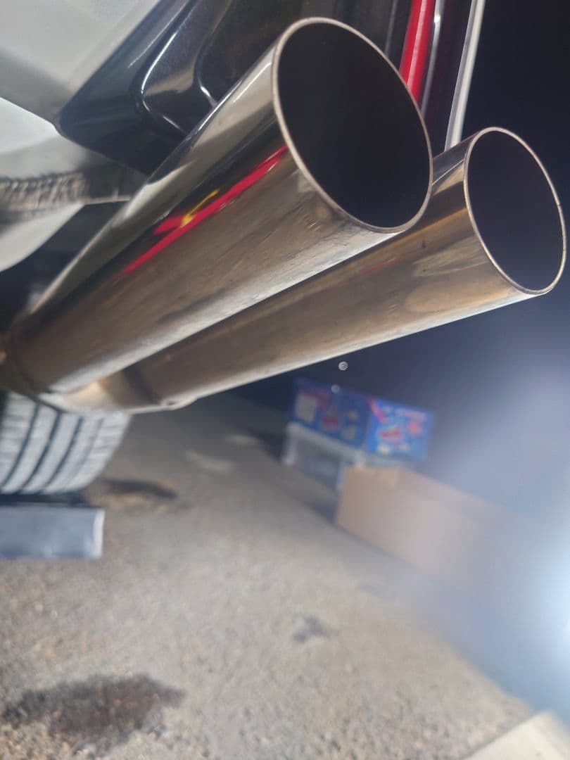 【トッシー様】80ノア VOXY スリーキャッツ 清正管 デュアルマフラー