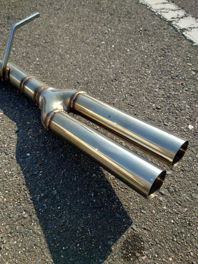 【トッシー様】80ノア VOXY スリーキャッツ 清正管 デュアルマフラー