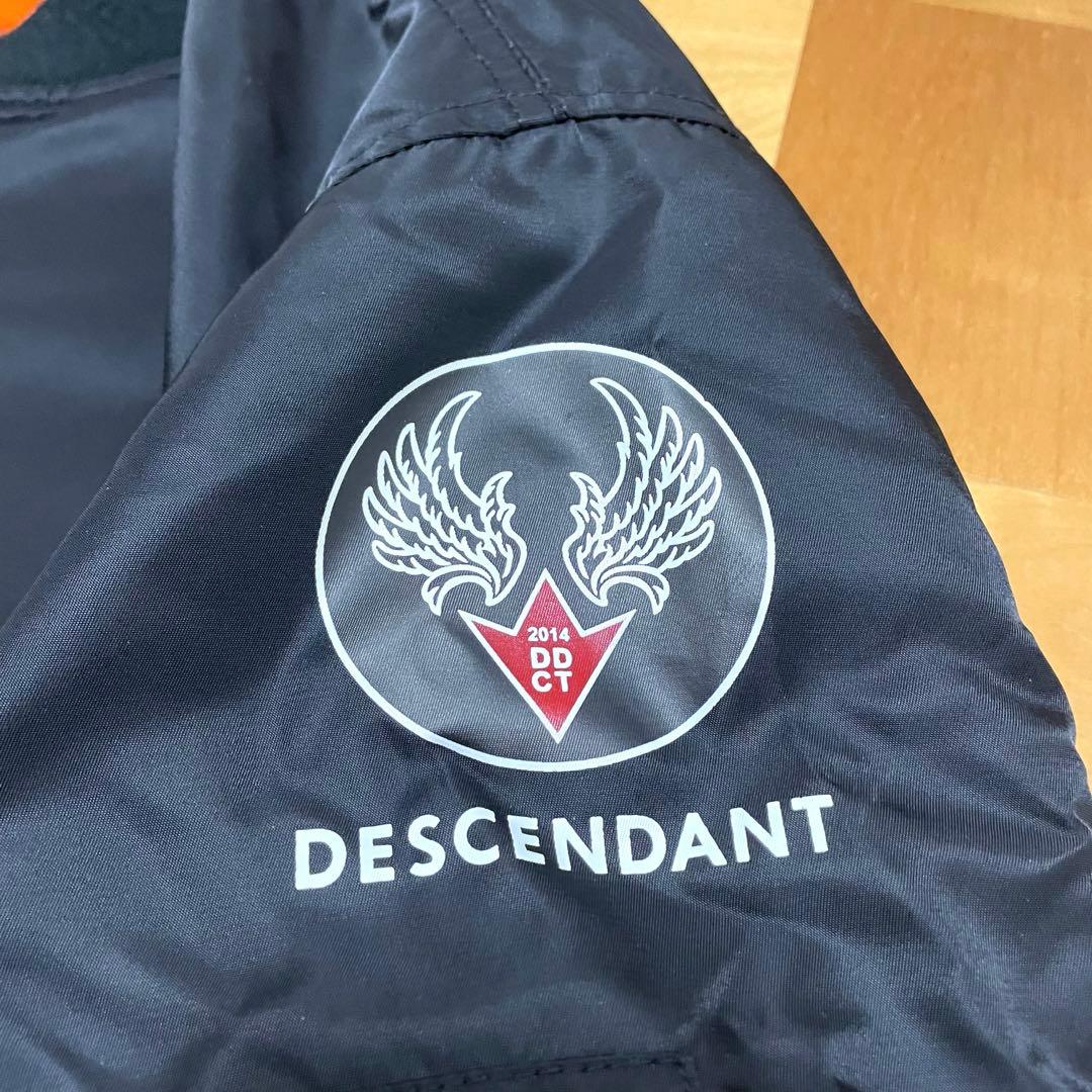 ✅レアDESCENDANT/MA-1-M NYLON JACKET黒L