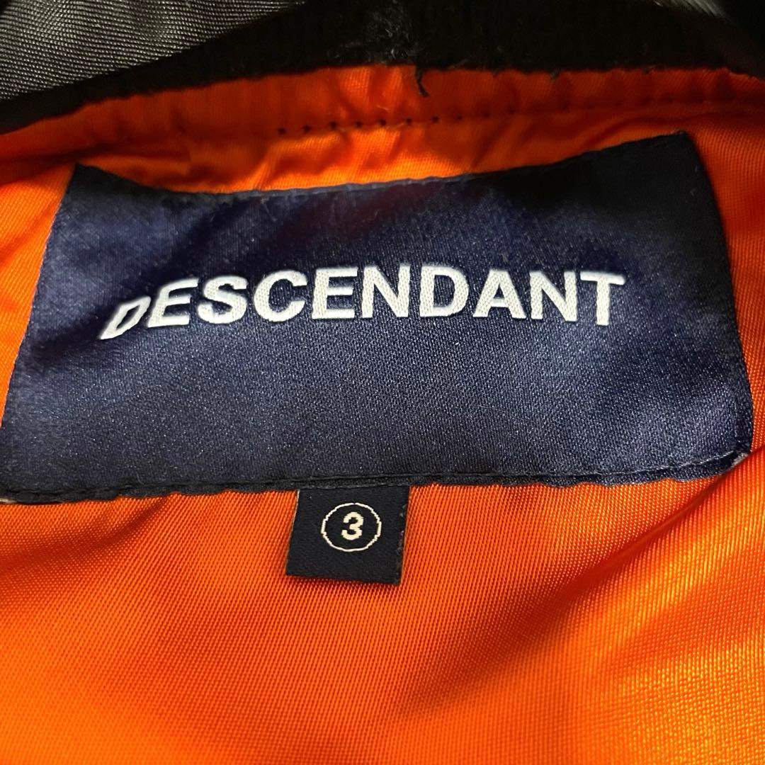 ✅レアDESCENDANT/MA-1-M NYLON JACKET黒L