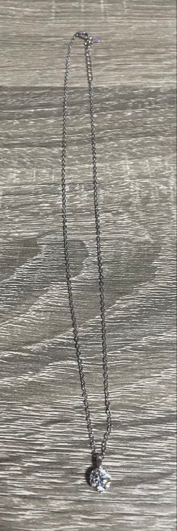 【PN】ダイヤモンドネックレス　プラチナpt950刻印あり