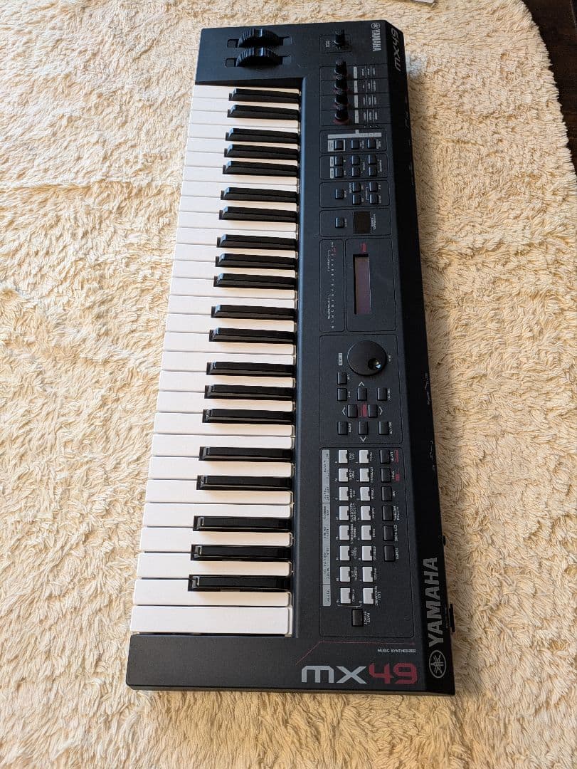 極美品★YAMAHA MX49 シンセサイザー　ソフトケース・アダプタ・説明書