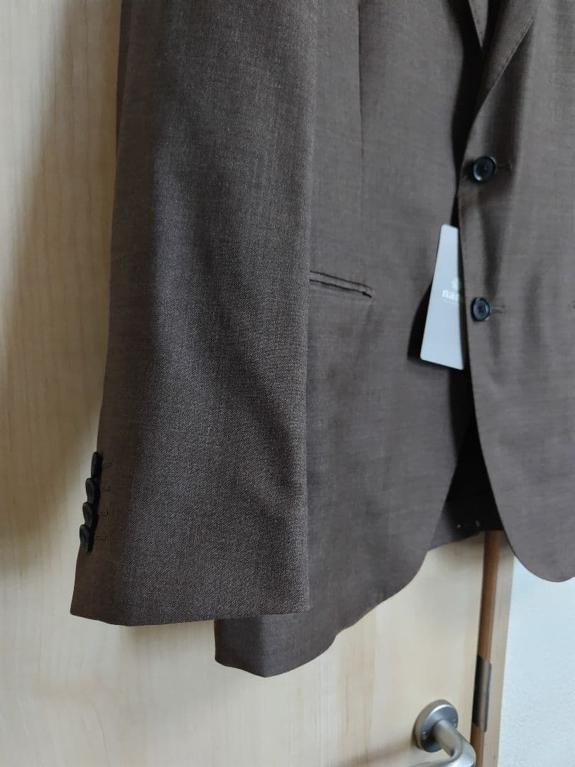 新品未使用　ナノユニバース　動けるスーツ　セットアップ　メンズ