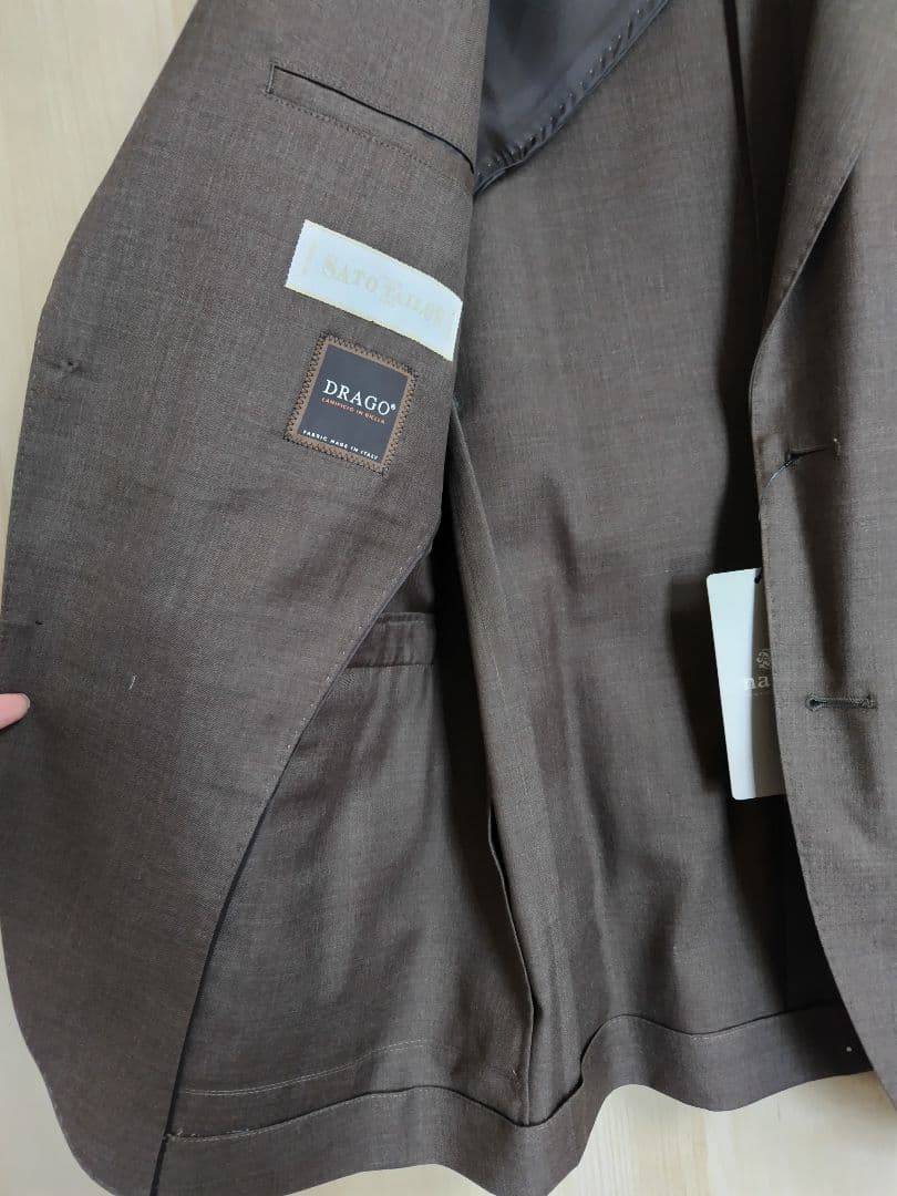 新品未使用　ナノユニバース　動けるスーツ　セットアップ　メンズ