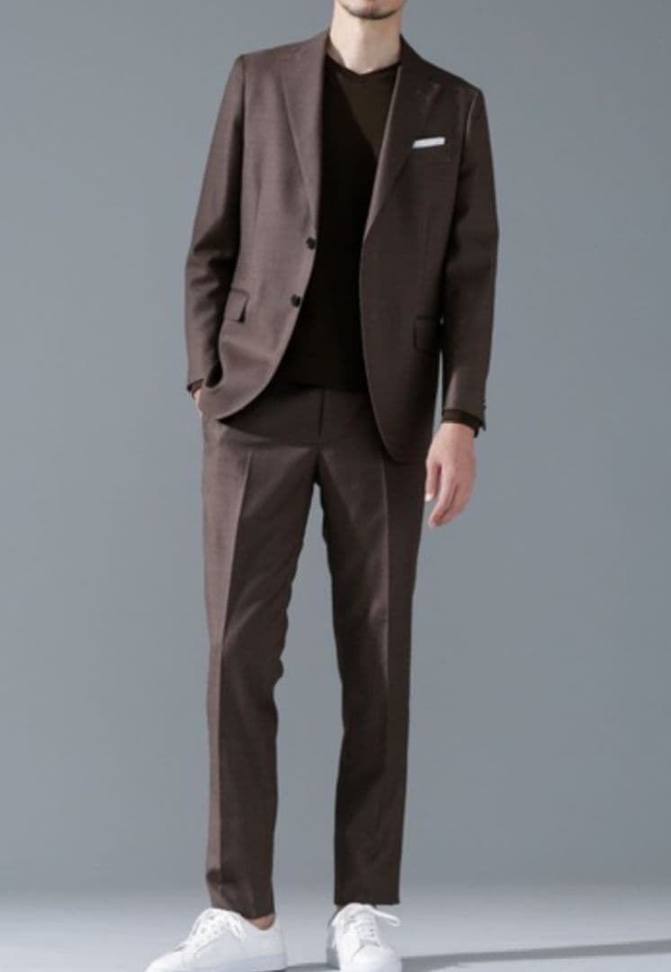 新品未使用　ナノユニバース　動けるスーツ　セットアップ　メンズ