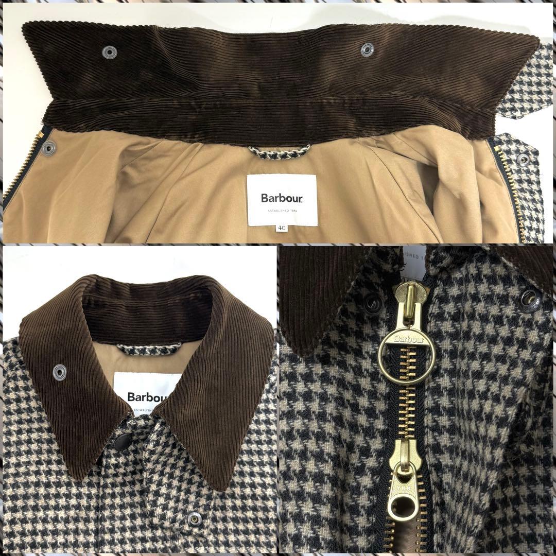 Barbour × BEAMS 別注 ハウンドトゥース ビデイル　40 L