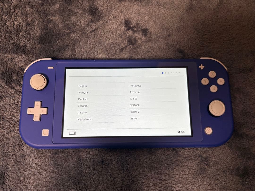 Nintendo Switch Lite ブルー 箱、ACアダプター付き