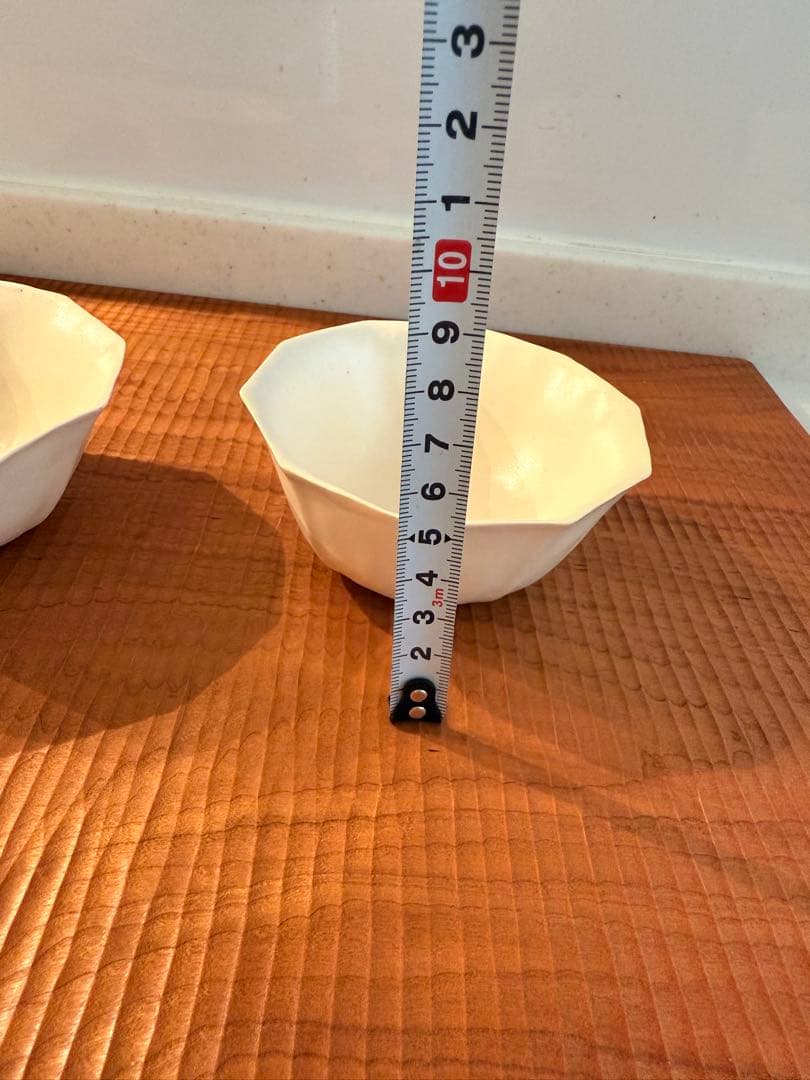 井山三希子　白　花　陶器　ボウル　小鉢　2個セット