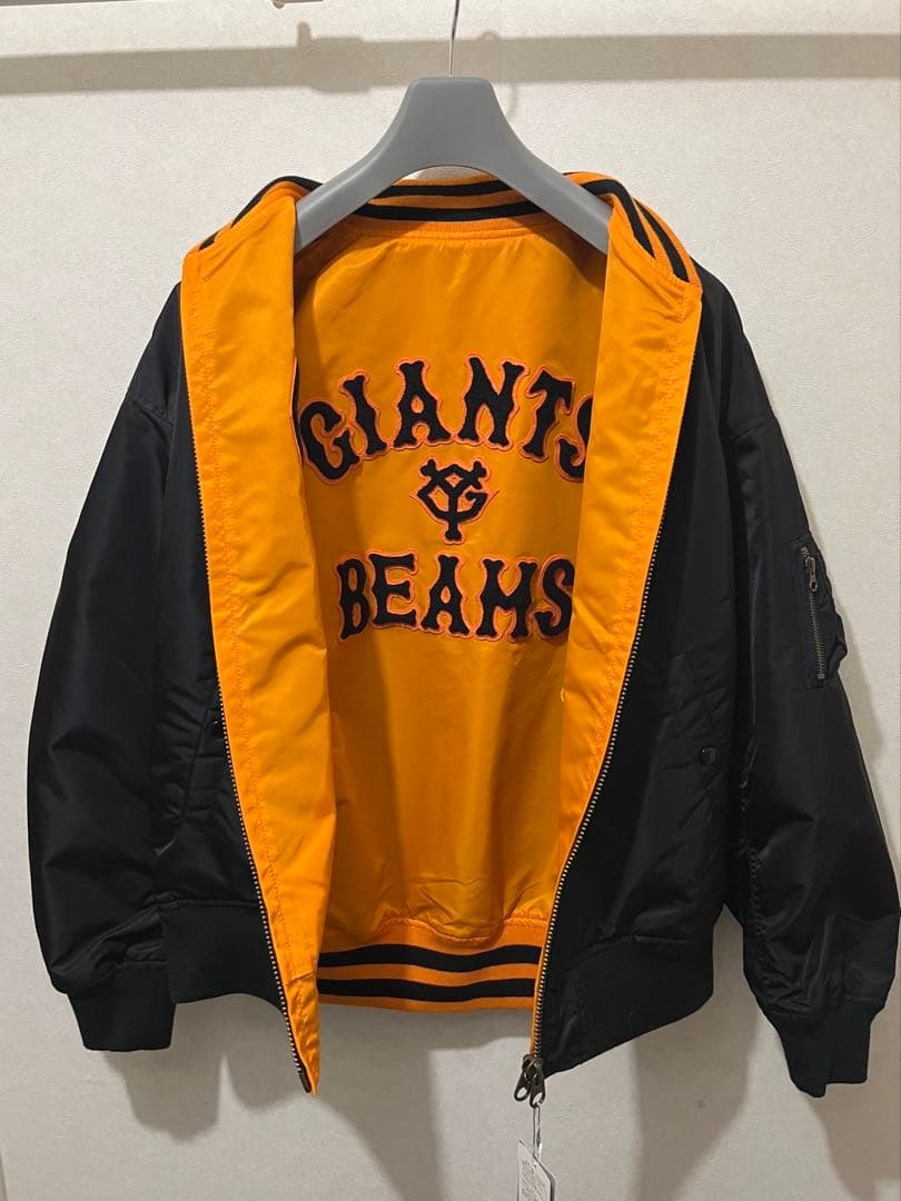★新品未使用★ 読売巨人 GIANTS x BEAMS　MA-1 size L