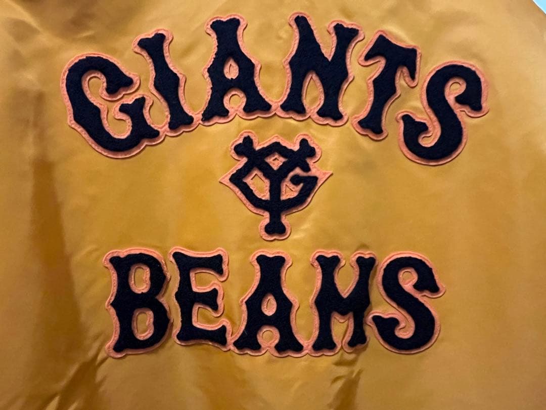 ★新品未使用★ 読売巨人 GIANTS x BEAMS　MA-1 size L