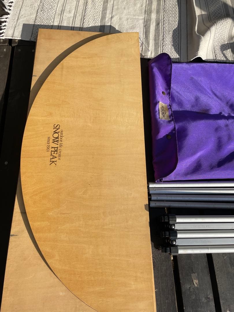 スノーピーク　フォールディングテーブル　楕円　オーバル