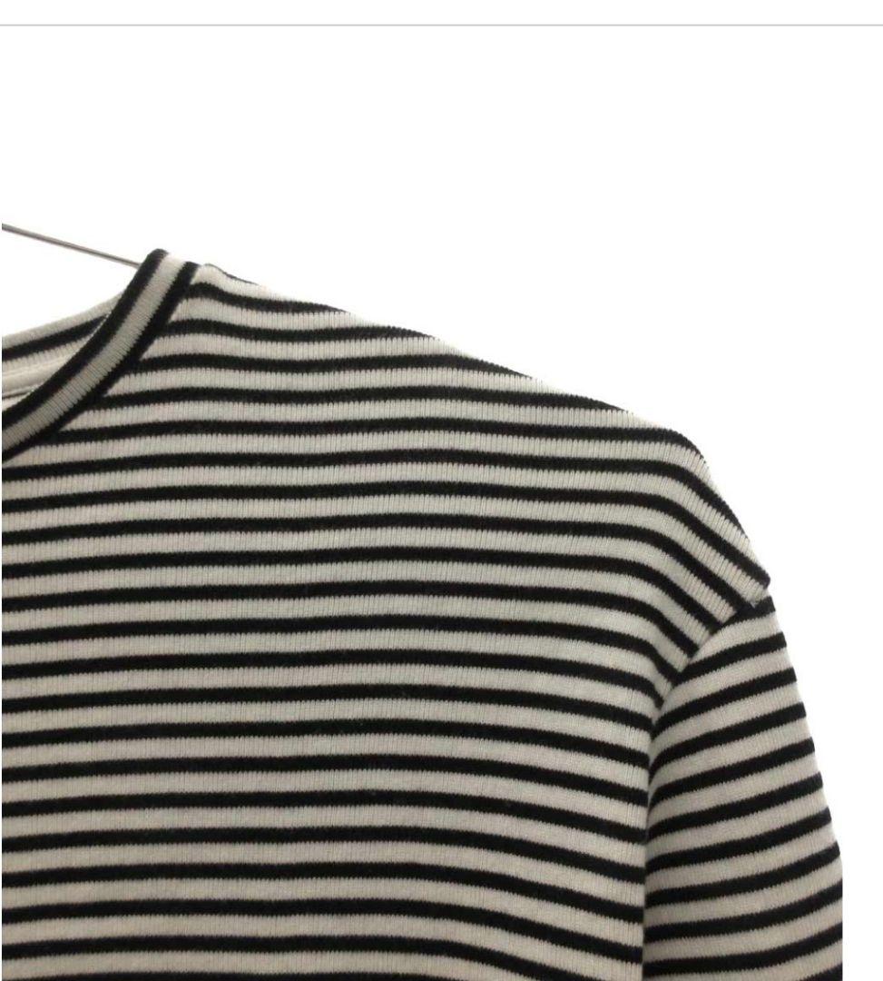 CELINE by Hedi Slimane ボーダーニット長袖カットソー